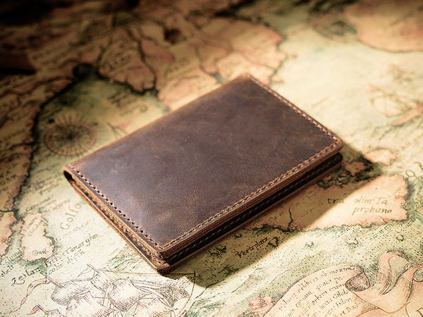 Brown Genuine Leather Wallet & Card Holder