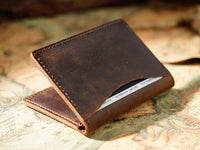 Brown Genuine Leather Wallet & Card Holder